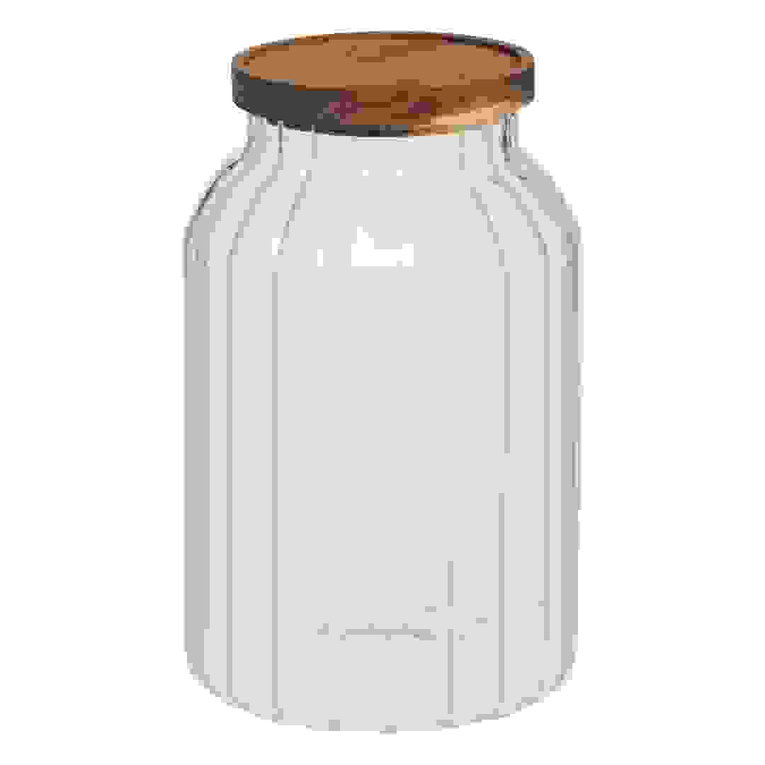 5Five Harmony Glass Jar wth Acacia Lid (3 L)