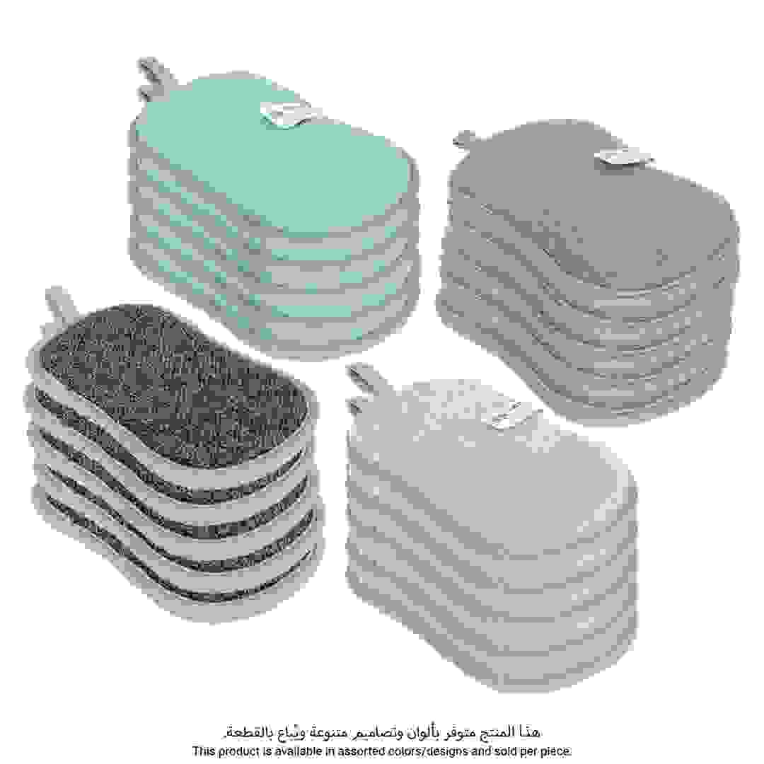 5Five Microfiber Scrubbing Sponge (Assorted Colors, 5 Pc.)