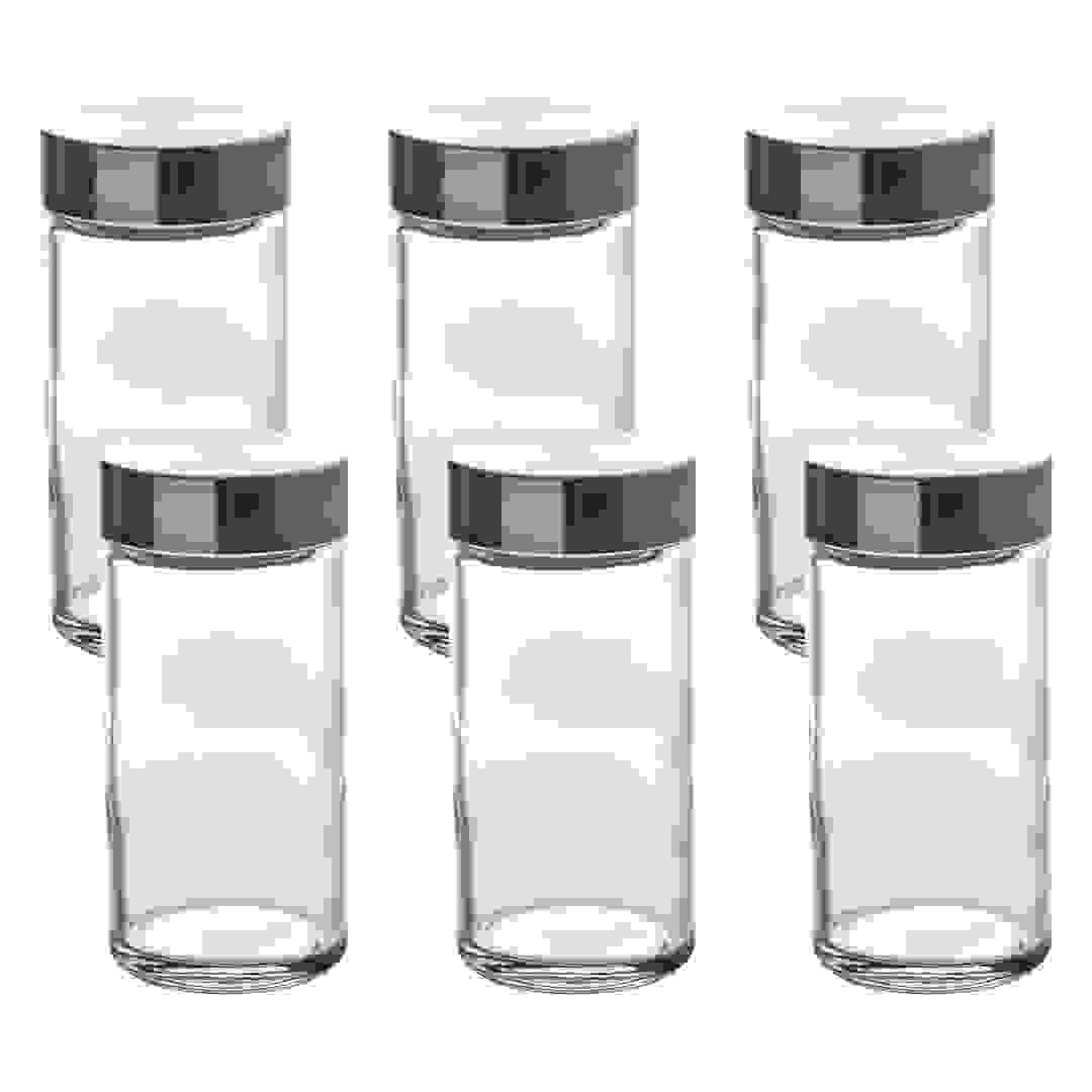 5Five Lot Spice Glass Jar (6 Pc., Dia. 4.4 cm)