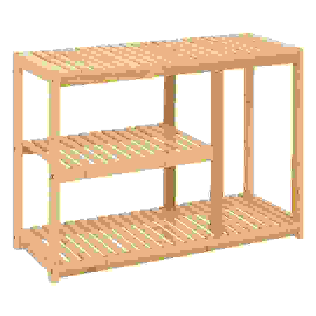 5Five Bamboo Shoe Rack (L. 70 x D. 26 x H. 50 cm, 8 Pc.)