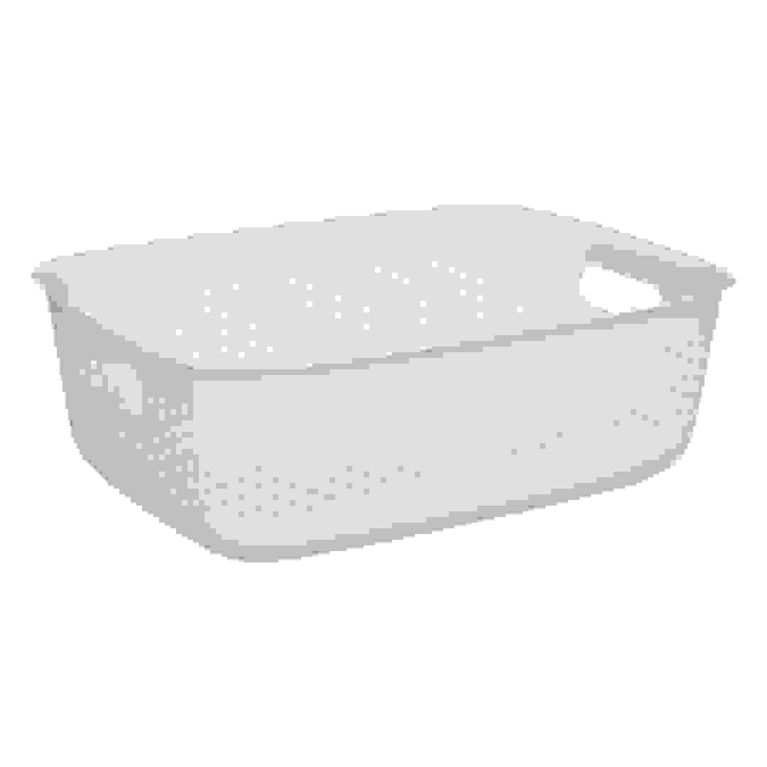 5Five Laundry Basket (Beige, 10 L)