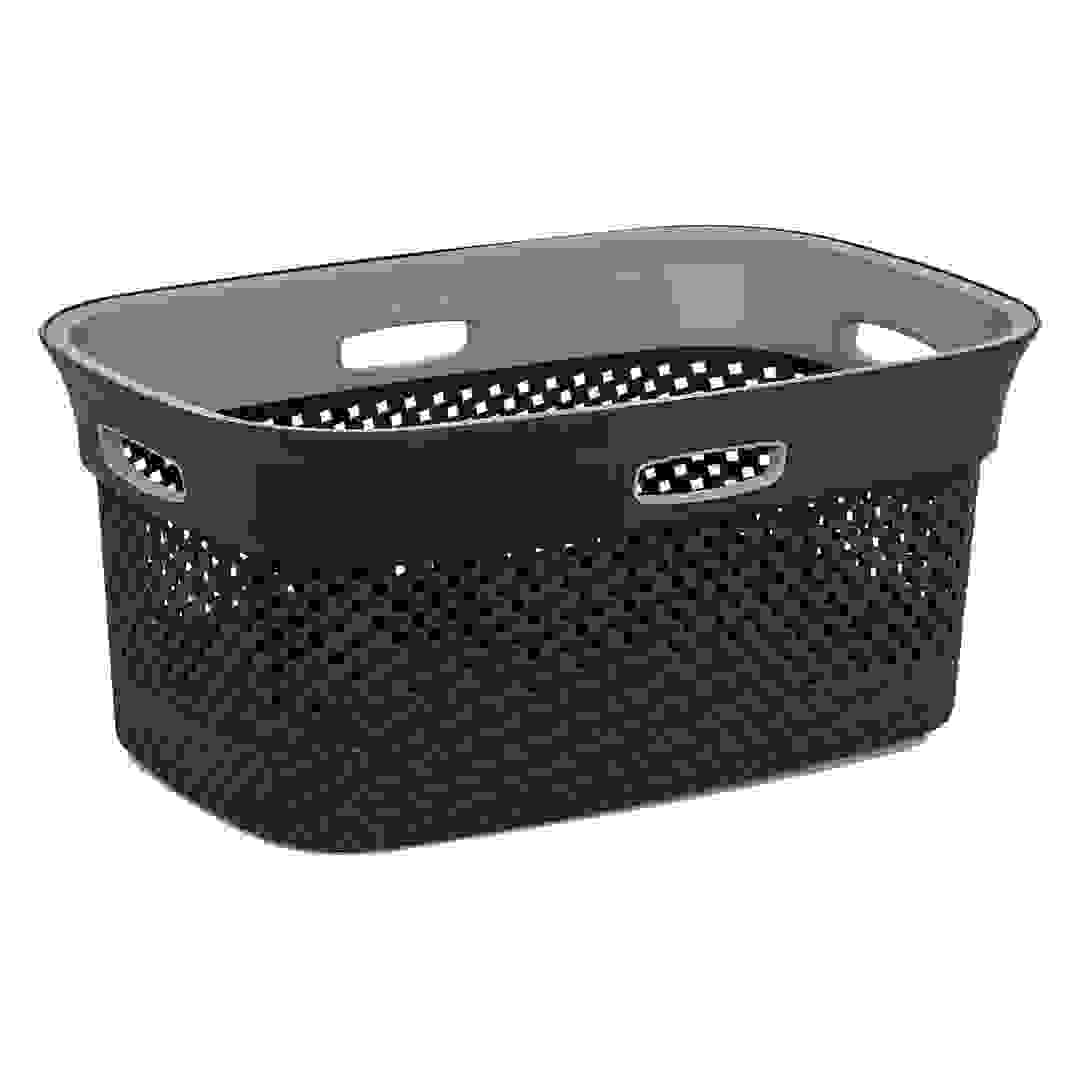 5Five Laundry Basket (Grey, 45 L)