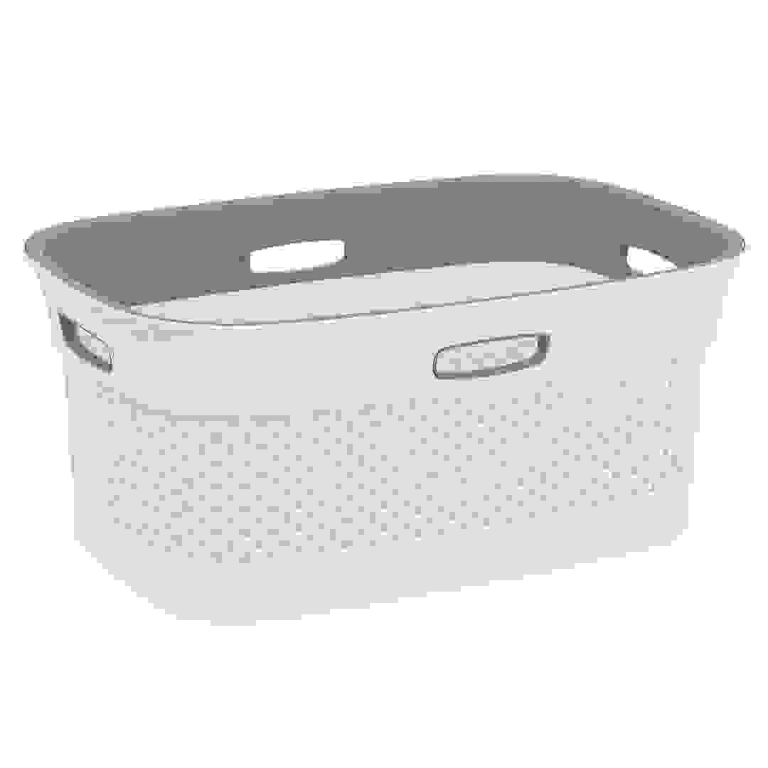 5Five Laundry Basket (Beige, 45 L)