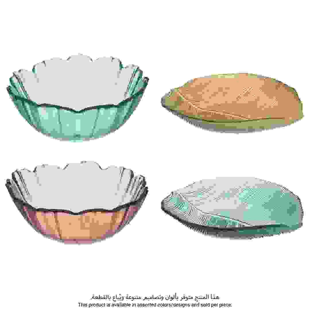 SG Glass Seving Bowl (Assorted Colors, D. 12 cm)