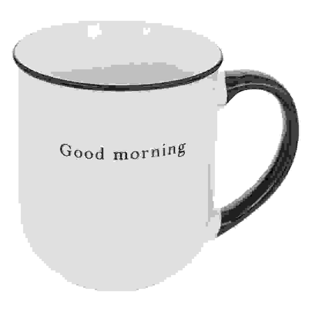 SG Mug Alix (Black & White, 12.5 x 8.7 x 10.3 cm, 380 ml)