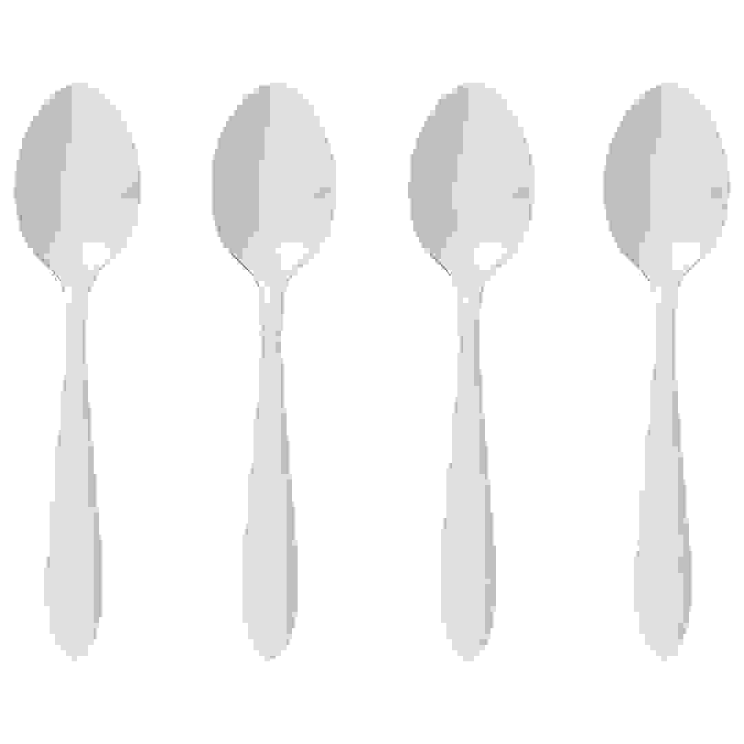 SG Tea Spoon Stainless Steel (Silver, 4 Pc.)
