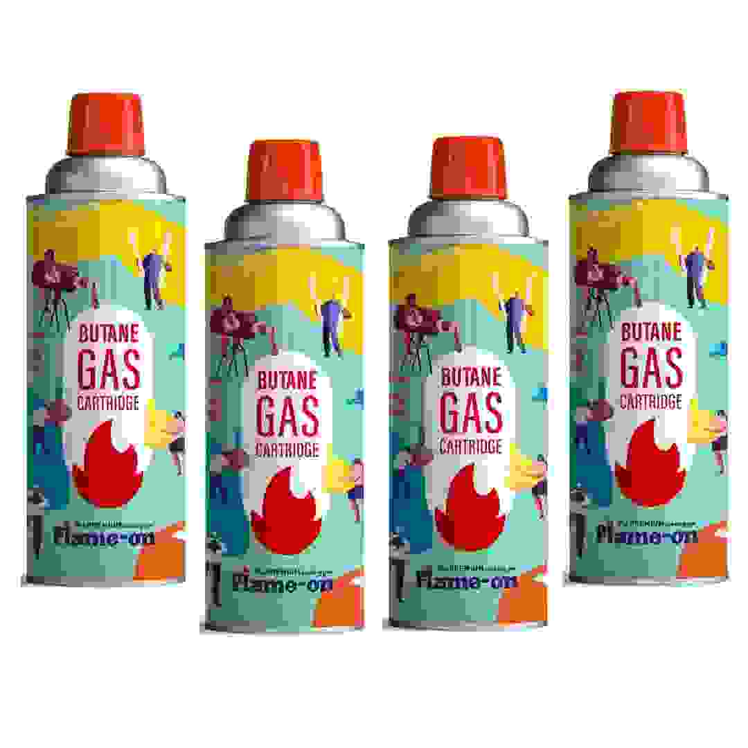 عبوات غاز بوتان للطهي فليم-أون (4 قطع)