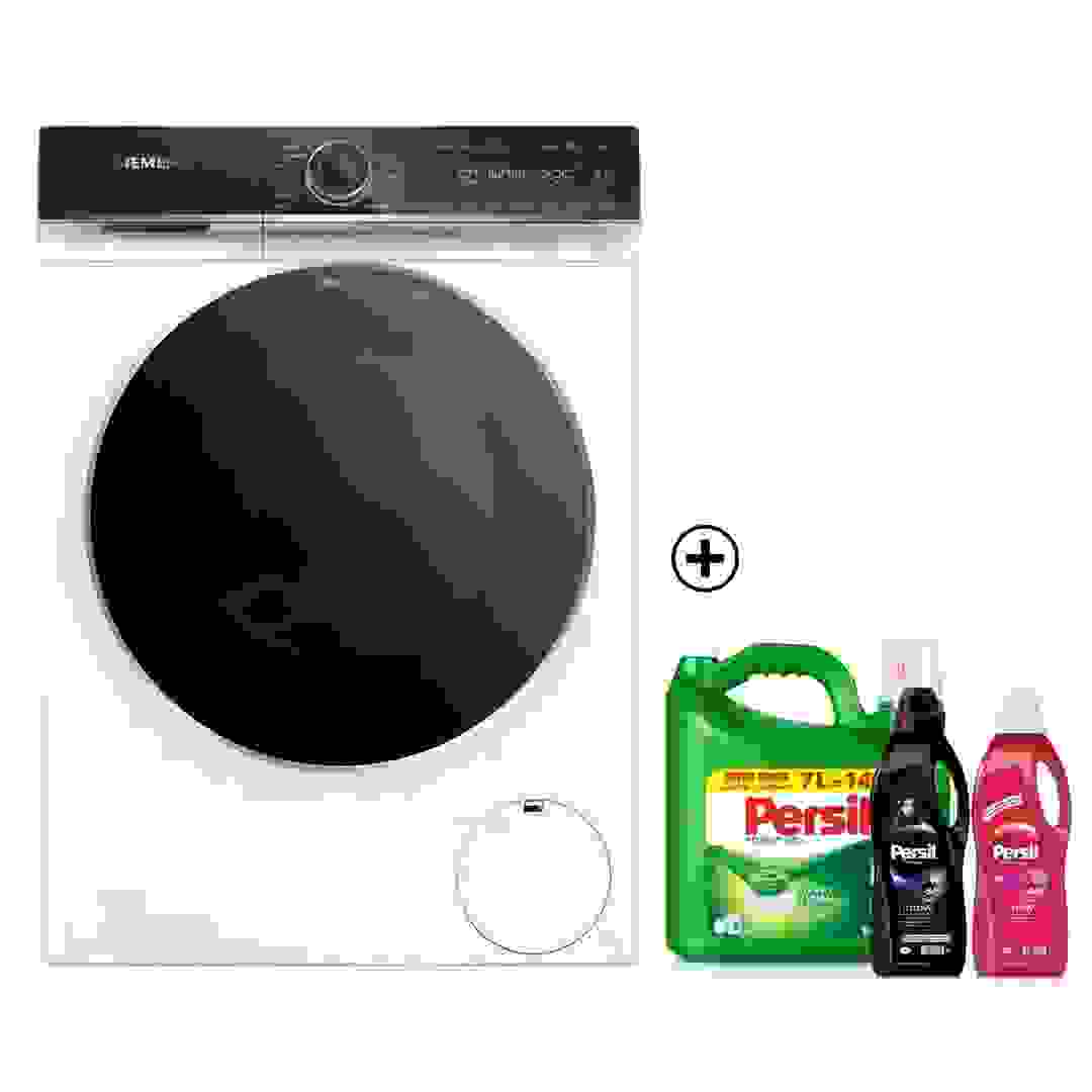 Siemens iQ700 Freestanding 9 Kg Front Loading Washing Machine, WG44B2A0GC (1400 RPM, White)