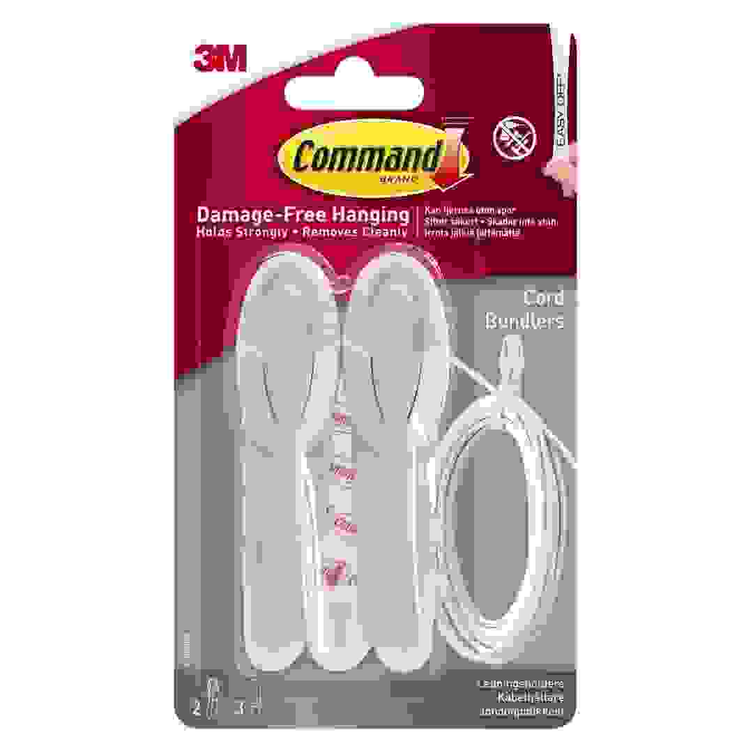 3M Command Cord Bundlers W/Adhesive Strips (9.4 x 2.6 cm)
