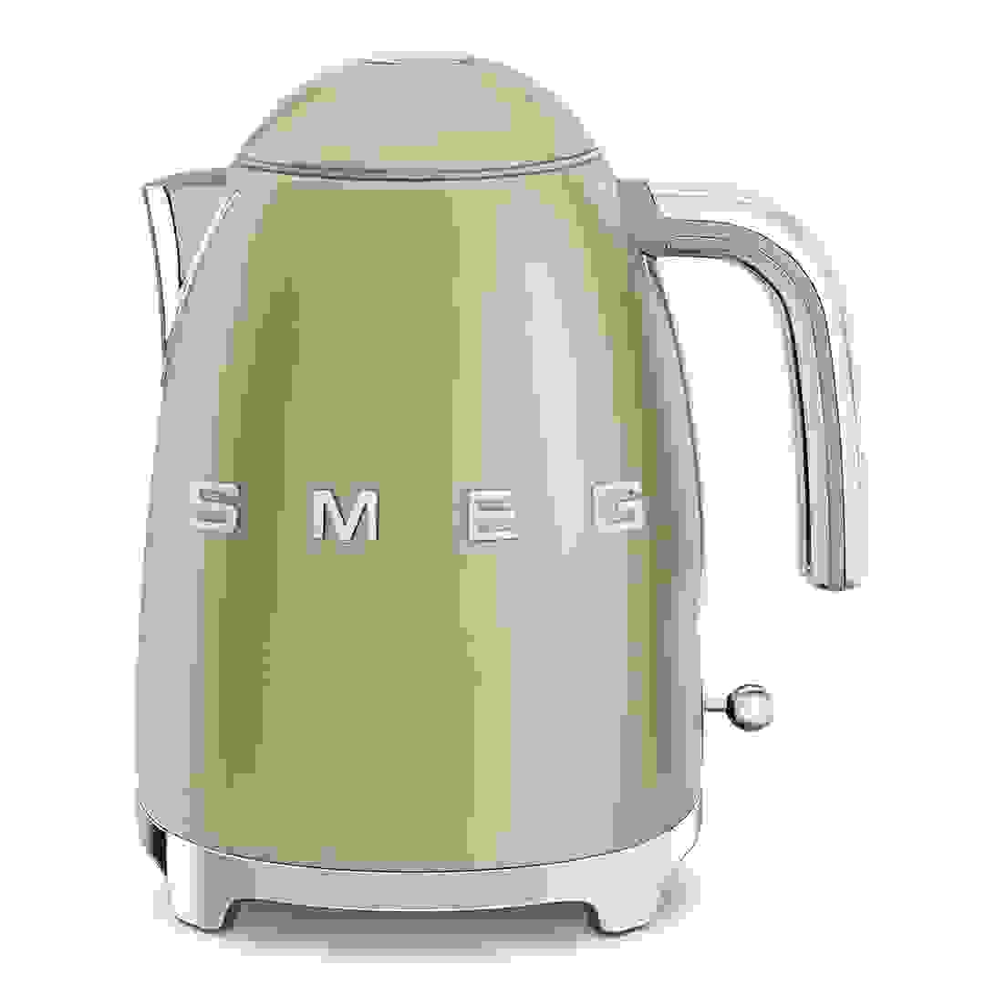 SMEG Retro 50's Style Electric Kettle, KLF03CHMUK (1.7 L, 3000 W, Pale Gold)