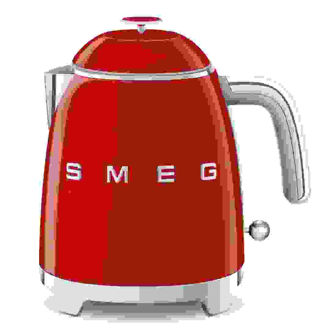 SMEG 50's Style Retro Kettle, KLF05RDUK (0.8 L, Glossy Red, 1400 W)