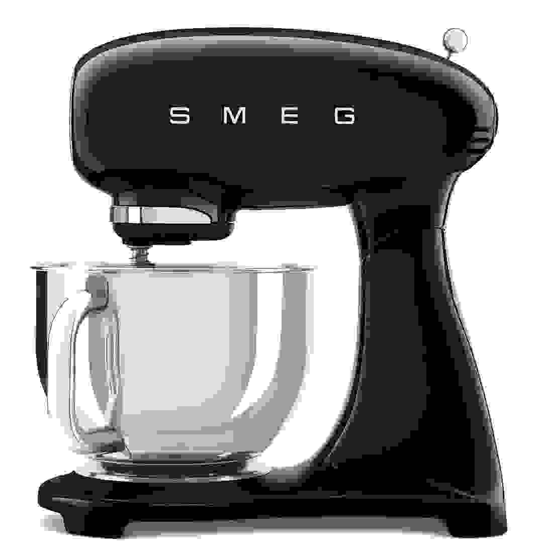 SMEG 50's Style Retro Stand Mixer, SMF03BLUK (800 W, Black)