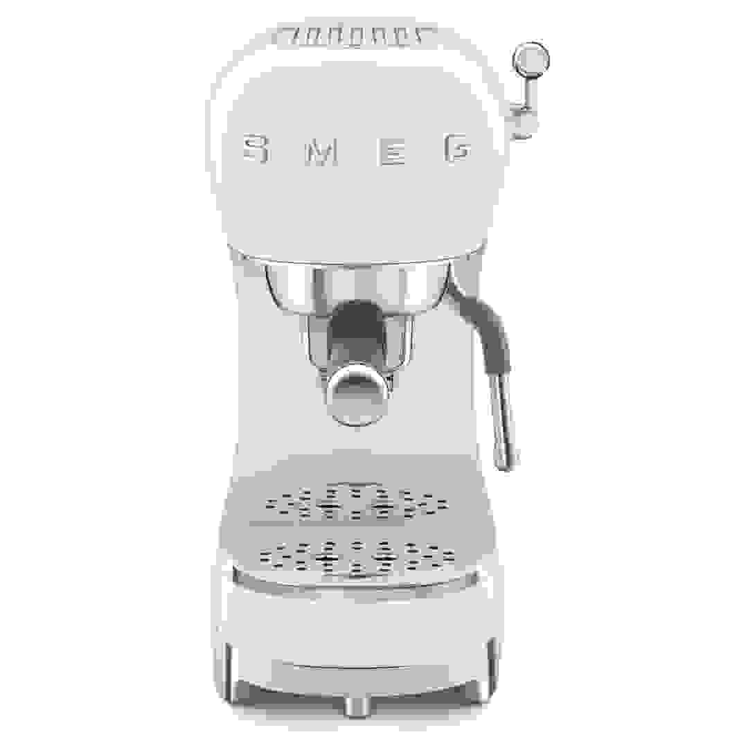 SMEG 50's Style Retro Espresso Coffee Machine, ECF02PGUK (1.1 L, Pastel Green)