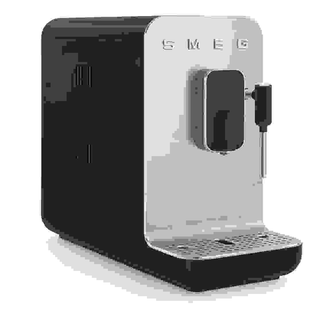 SMEG Collection Automatic Coffee Machine, BCC12BLMUK (Black, 1350 W, 1.4 L)