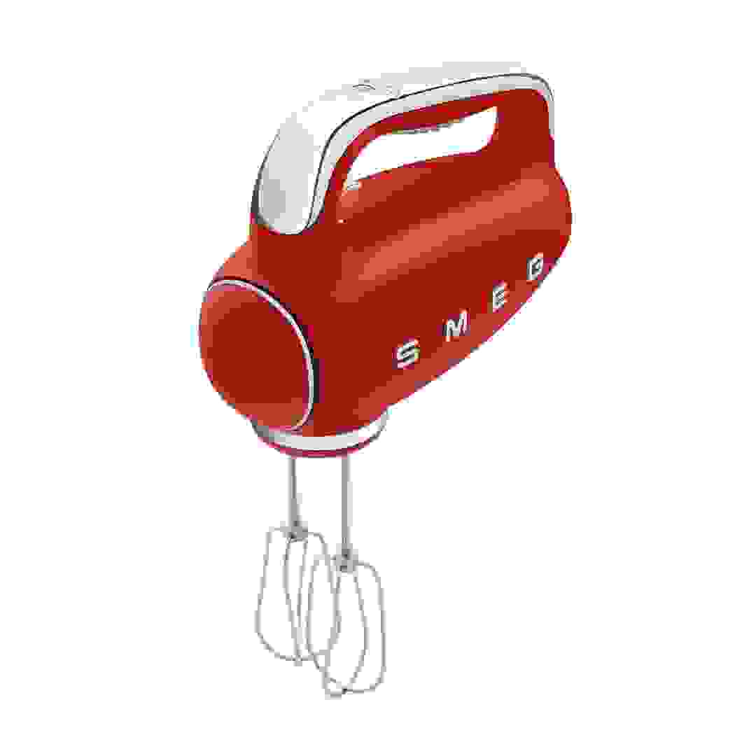 SMEG Retro 50’s Style Hand Mixer, HMF01RDUK (Red, 250 W)