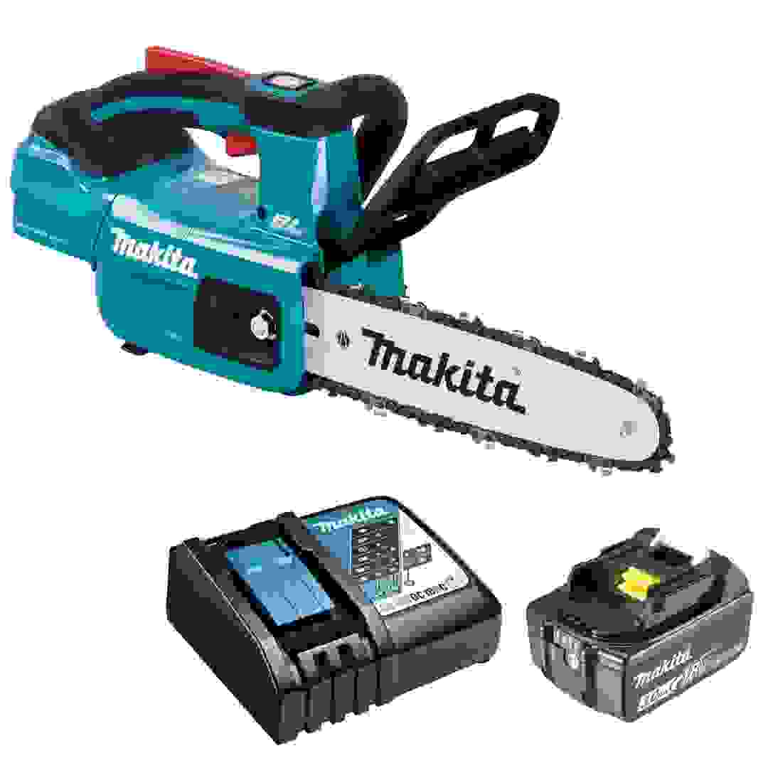 Makita Lithium-ion Cordless Chainsaw W/Battery & Charger, DUC254-COMBO (18 V)