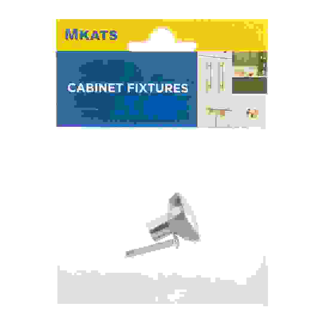 Mkats Flat Stainless Steel Drawer Knob (2.5 cm)