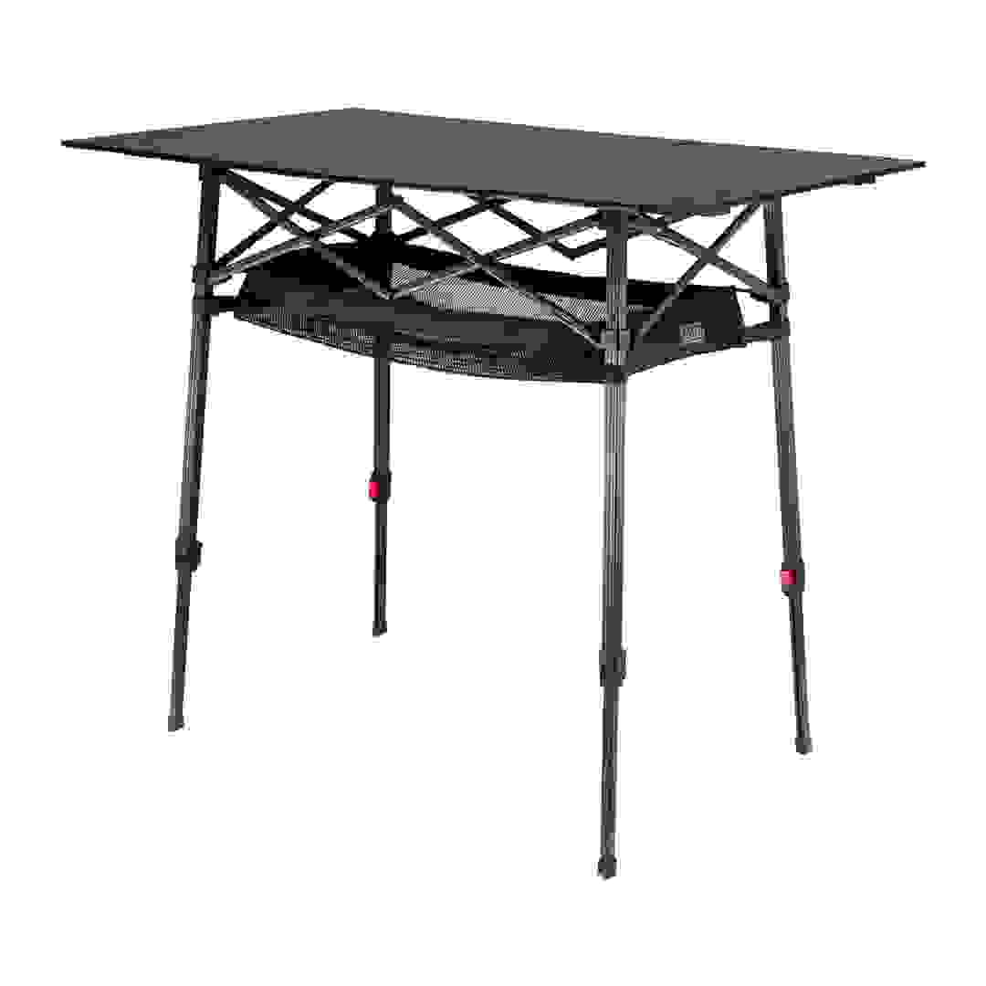 ARB Pinnacle Height Adjustable Camp Table (114 x 71.2 x 79 cm, Black)