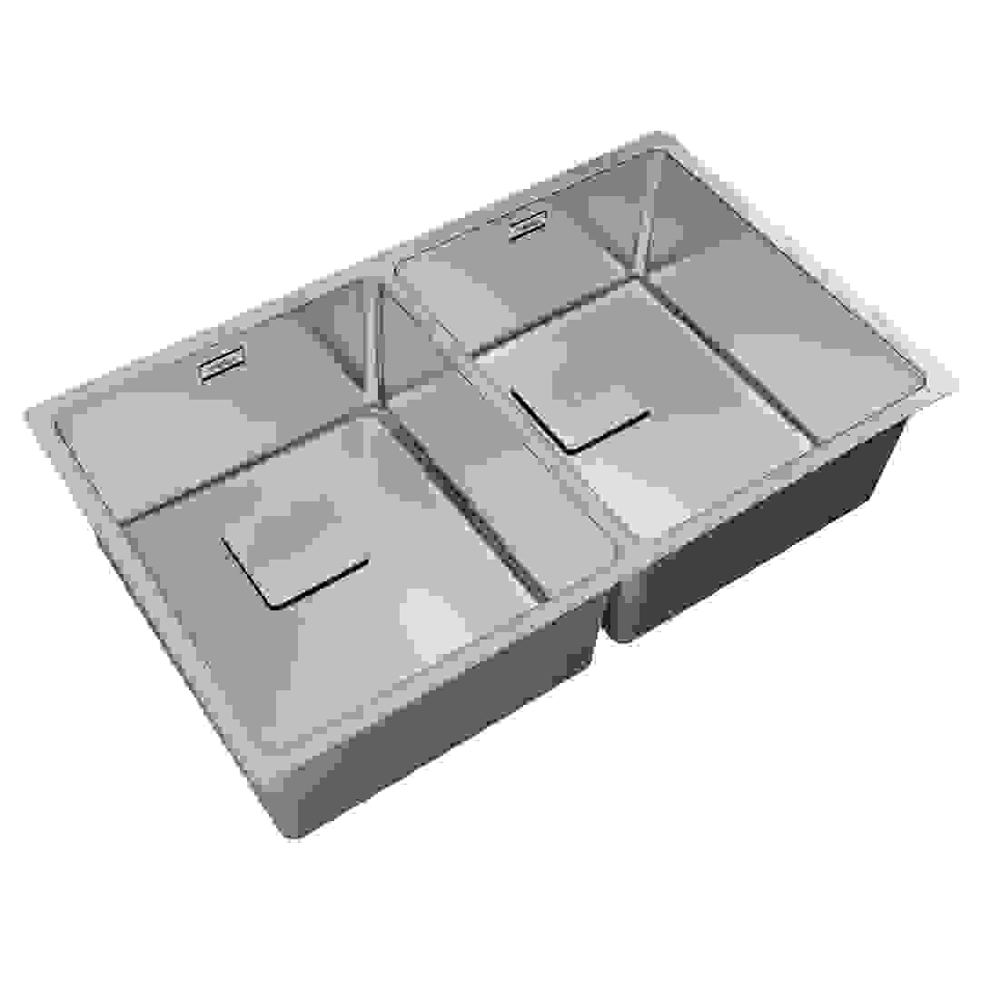 Teka 3-in-1 Installation Stainless Steel Kitchen Sink W/Two Bowls (80 cm Base Unit)