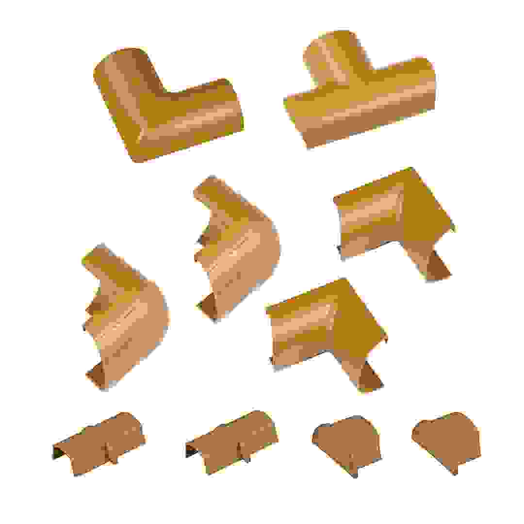 D-Line Wood Effect Clip Over Accessory Set (3 x1.5 cm x 10 Pc.)