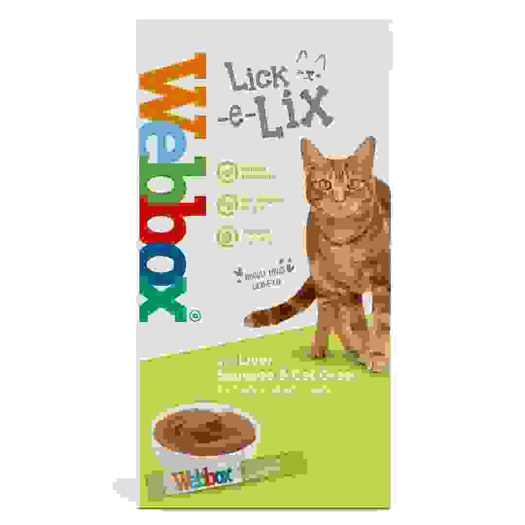 Webbox Lick-e-Lix Liver Sausage & Cat Grass Cat Treats (75 g)