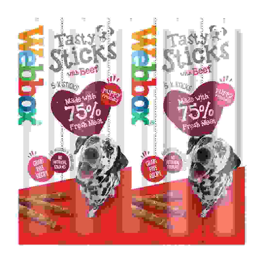Webbox Tasty Sticks Beef Dog Treats (Large, 55 g)