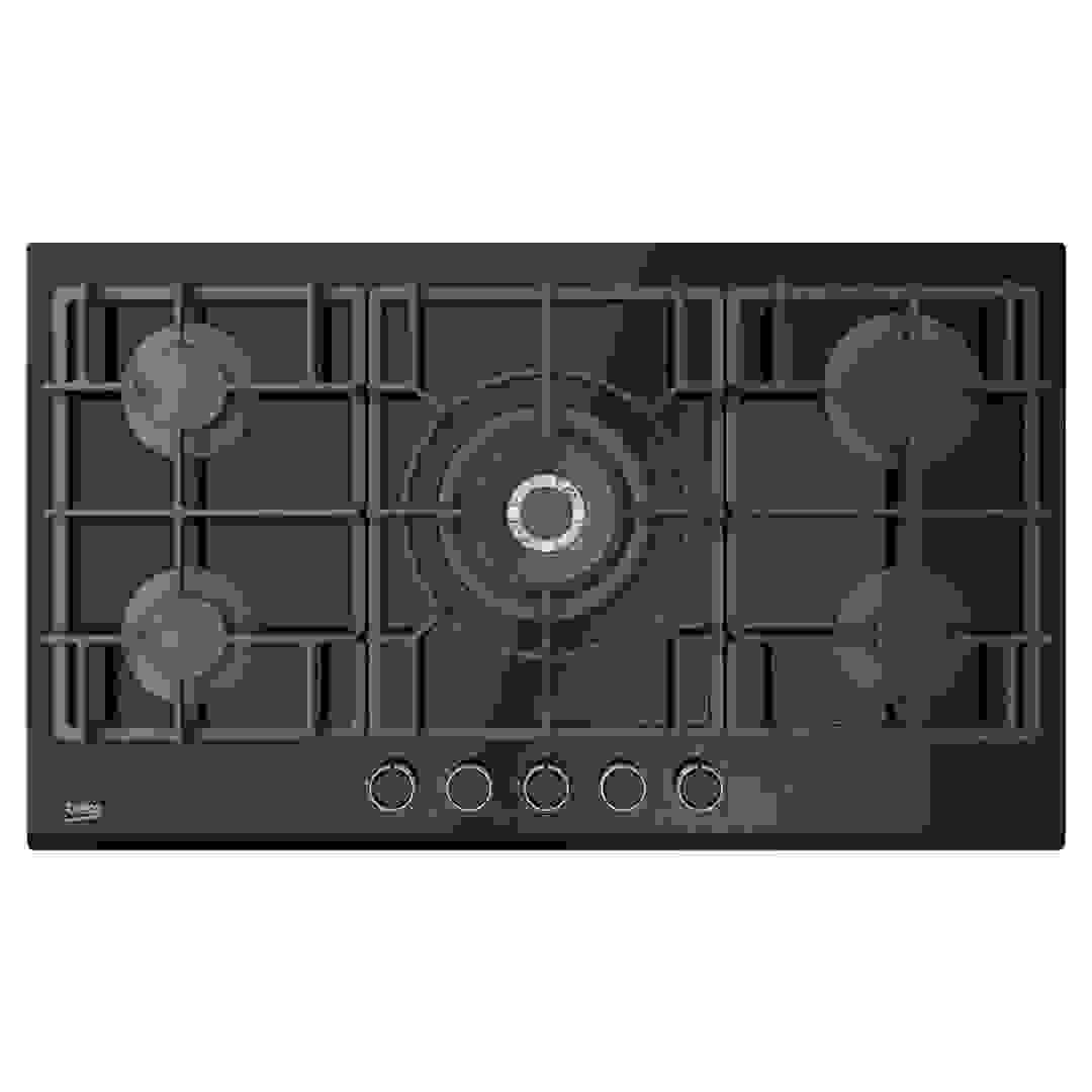 Beko Built-In 5-Burner Gas Hob, HISW 95225 SEL (12 x 97 x 58.5 cm)