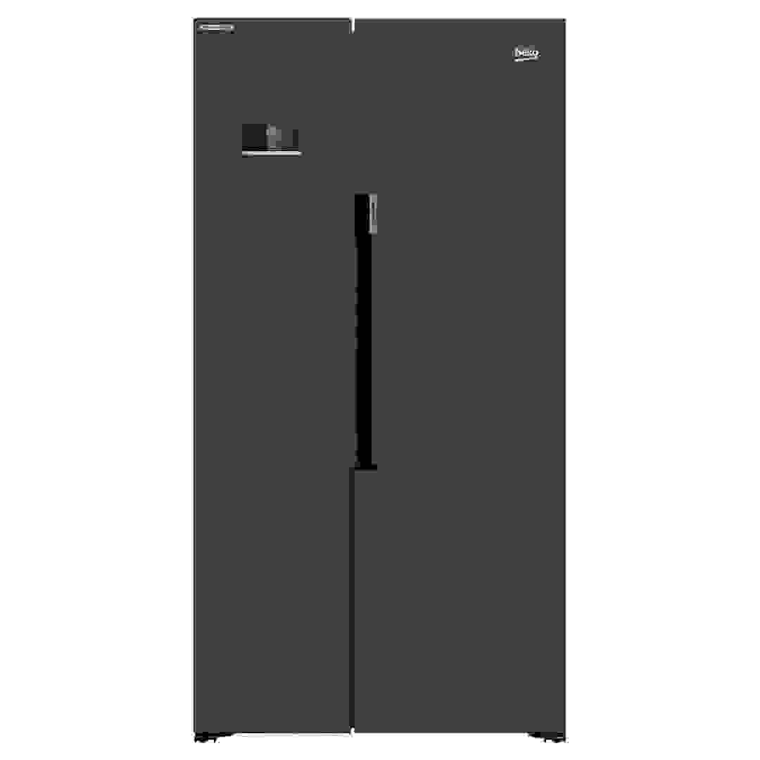 Beko Freestanding Side-By-Side Refrigerator, GNE741PP (635 L)