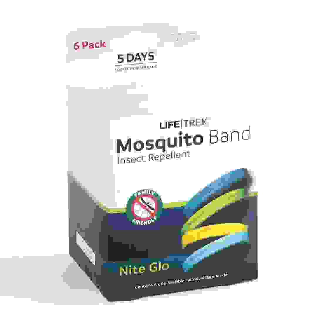 Lifetrek Silicone Mosquito Band Nite Glo (Pack of 6)