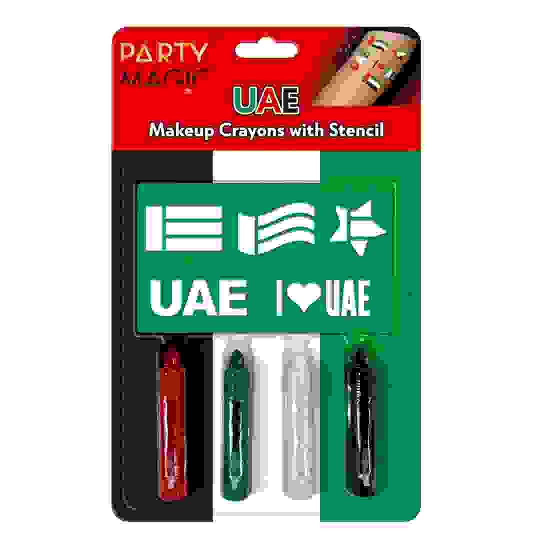 UAE Face Makeup Crayons with Stencil
