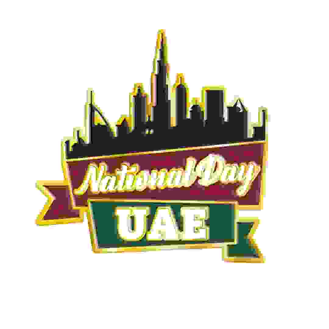 UAE Magnet Badge (3 x 3 cm, 2 Pc.)