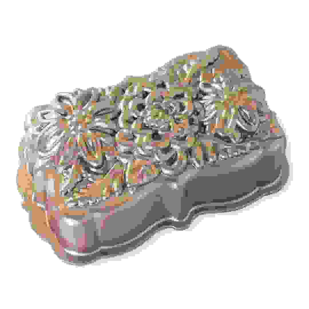 Nordic Ware Cast Aluminum Wildflower Loaf Pan (6 Cup)