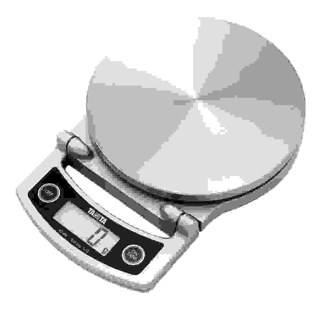 Tanita Digital Kitchen Foldaway Scale (22.3 x 18.7 x 6.1 cm, Silver)