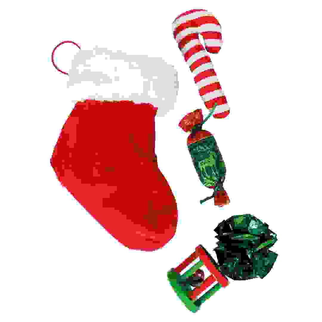 Bobby Christmas Cat Toy Stocking Gift (14 x 21 cm, 5 Pc.)