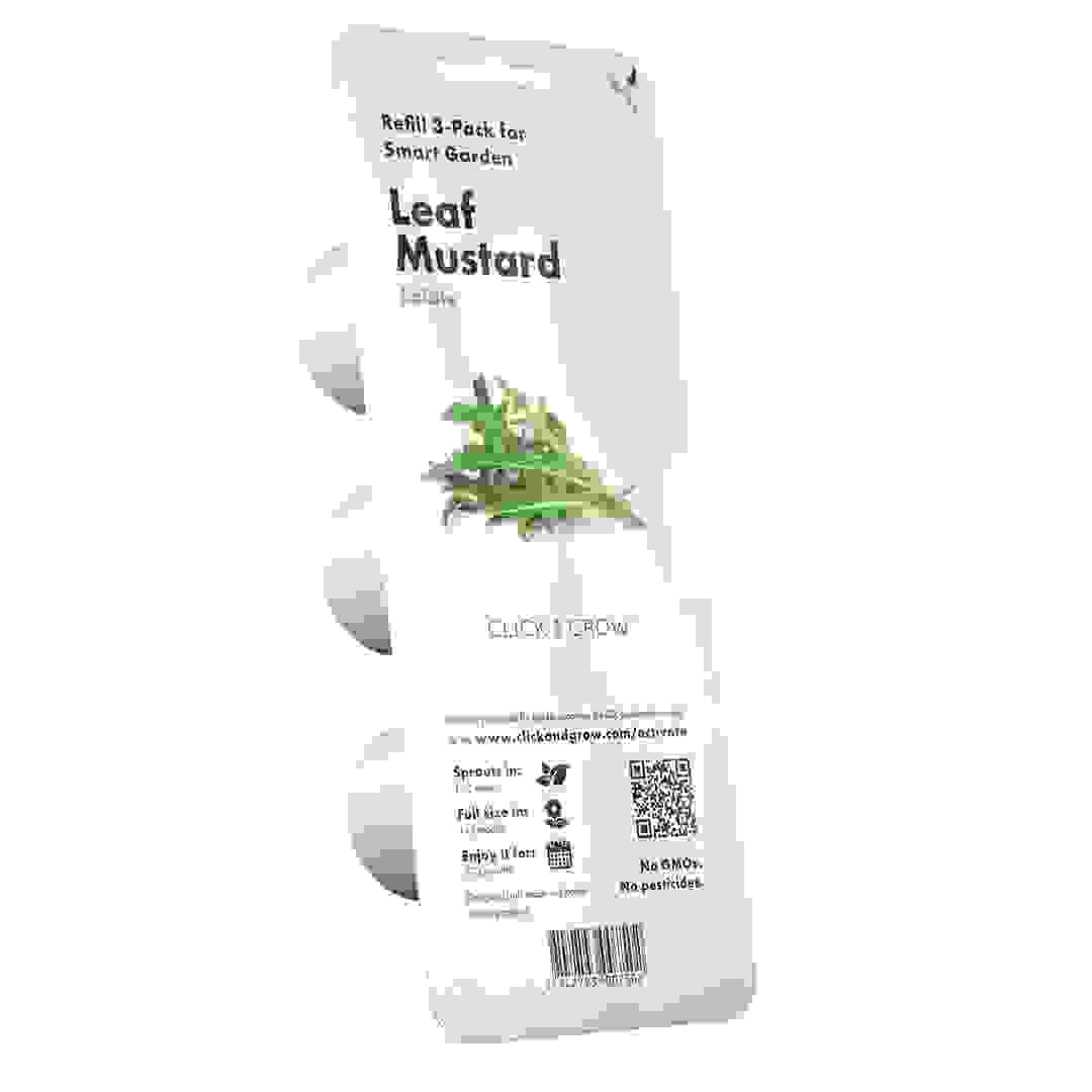 Click & Grow Leaf Mustard Plant Pods (3 Pc.)