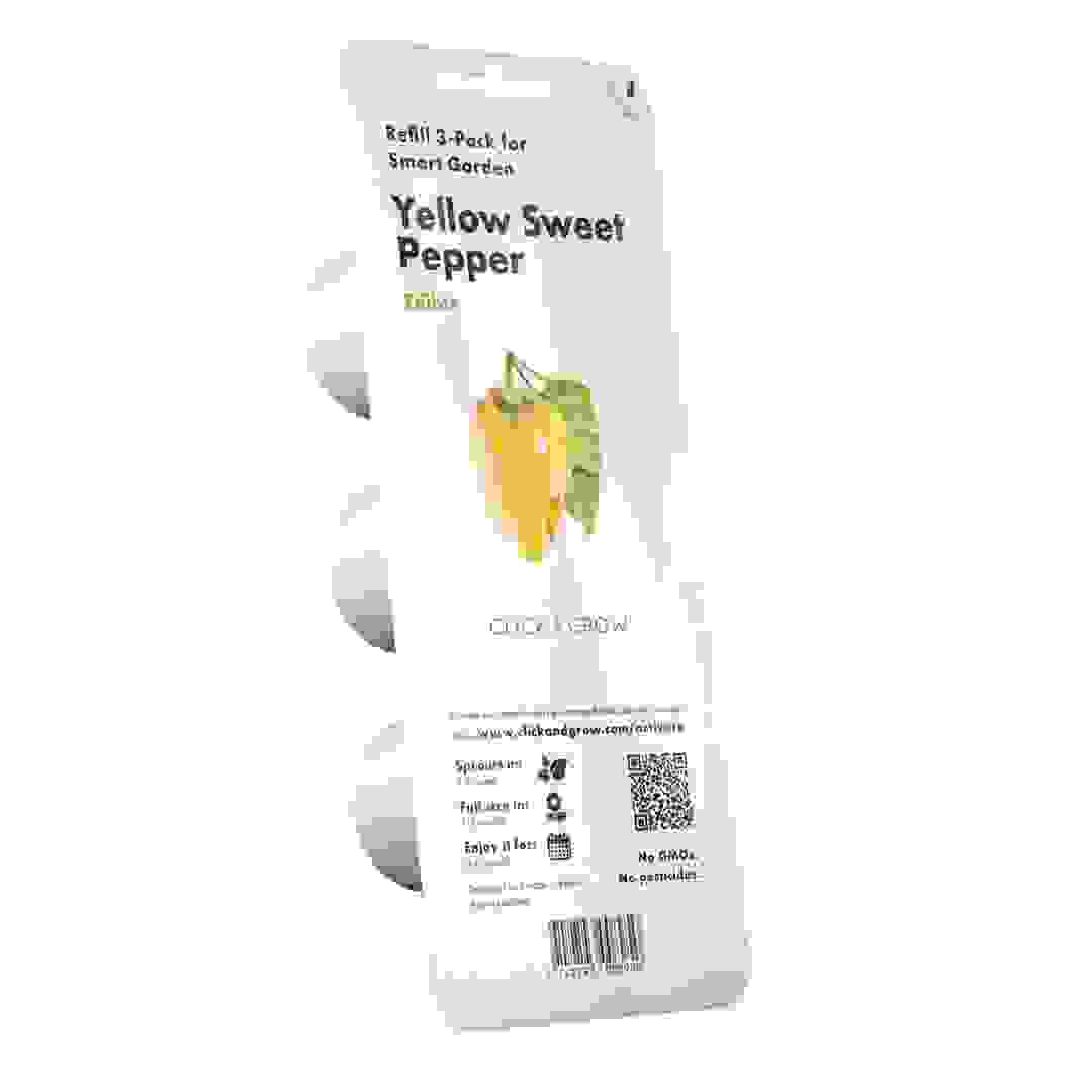 قرون فلفل حلو كليك آند جرو (أصفر، 3 قطع)