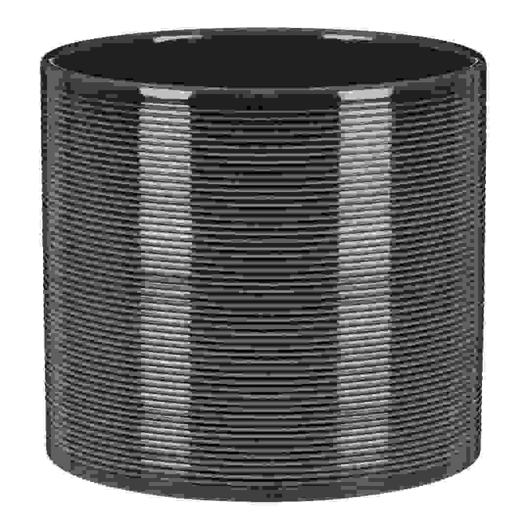 Scheurich Coverpot (Glass Grey, 16 cm)