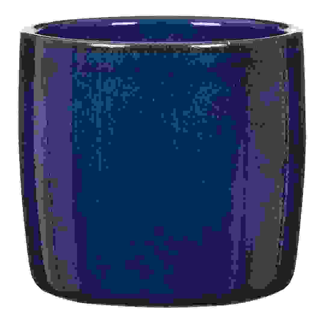 Scheurich Solido Plant Pot (Mystic Blue, 21 cm)
