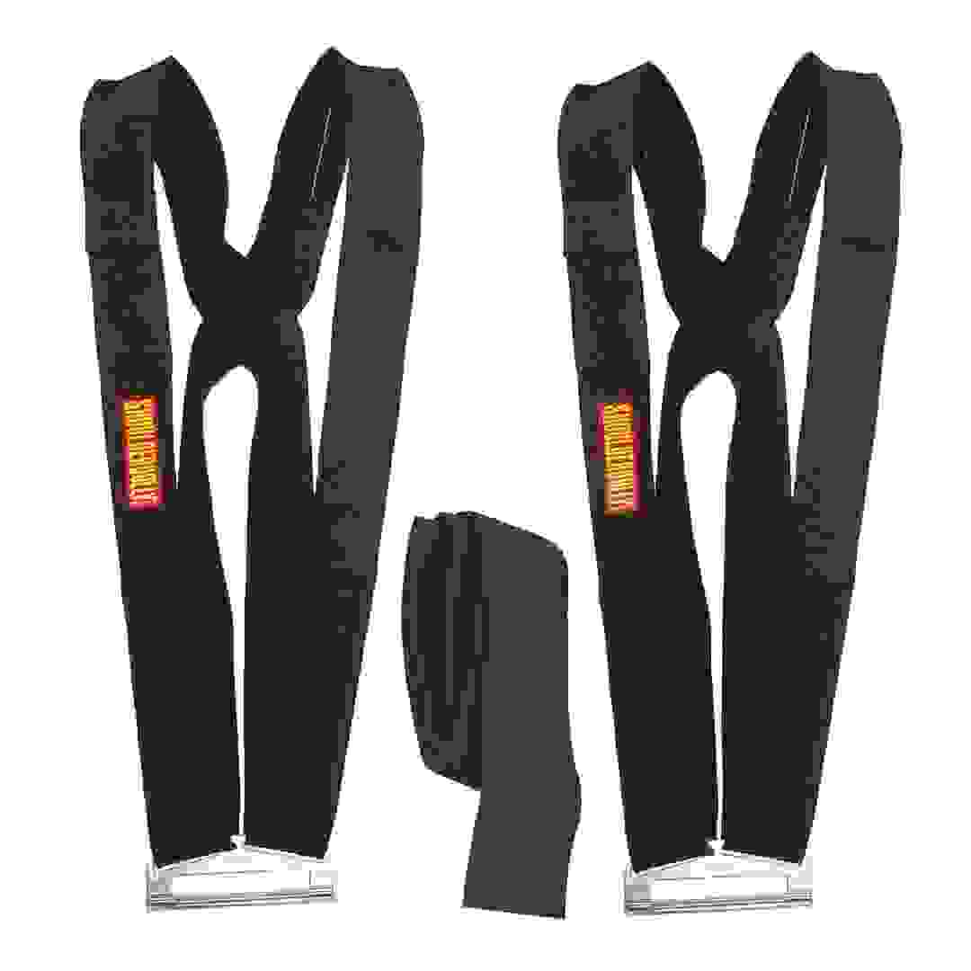 Shoulder Dolly Lifting and Moving Strap (370 kg, Black)