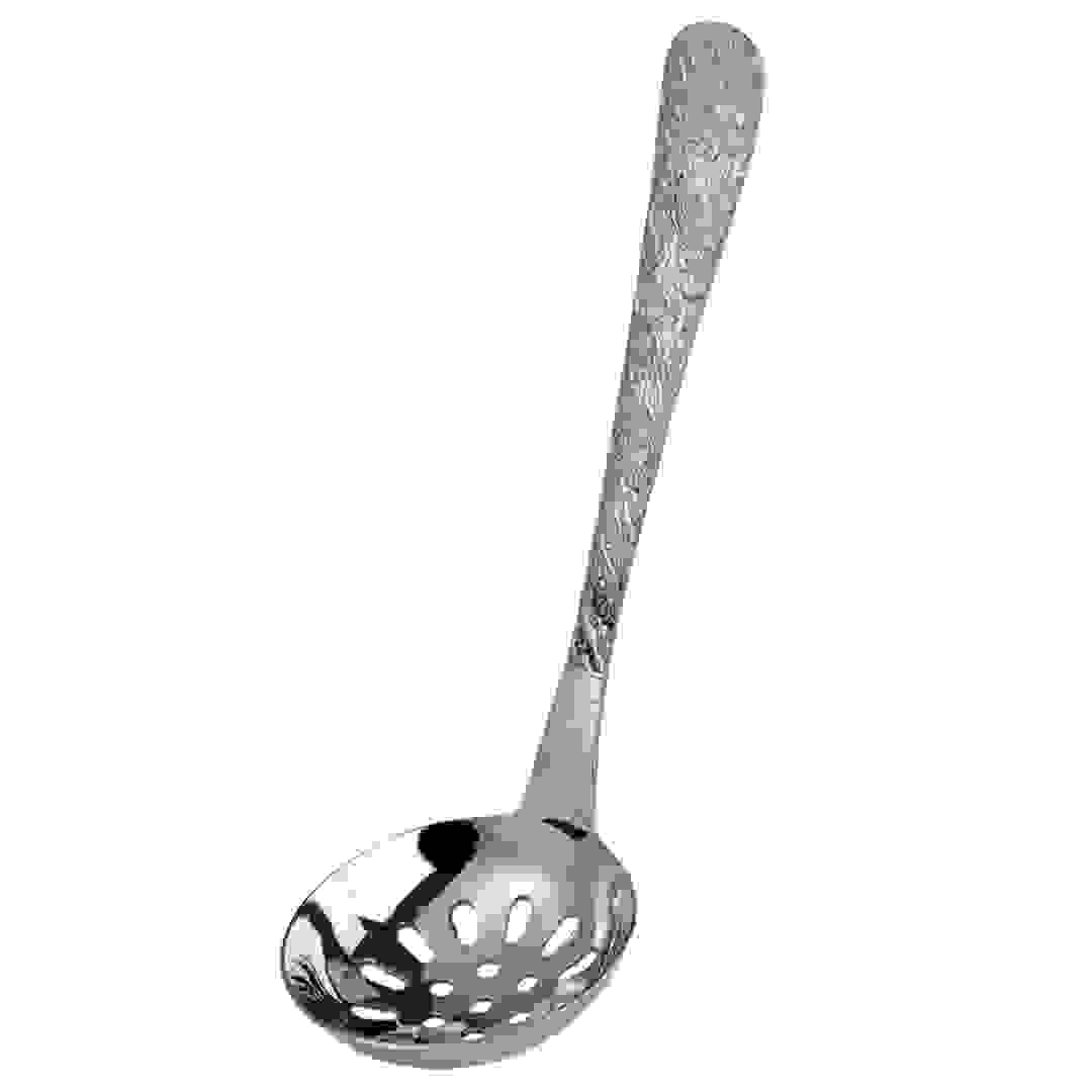 Orchid Artistic Stainless Steel Slotted Ladle