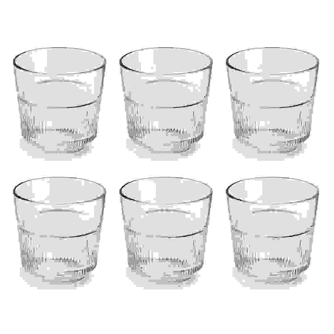 Orchid Royal Leerdam Rayo Rocks Glass Set (270 ml, 6 Pc.)