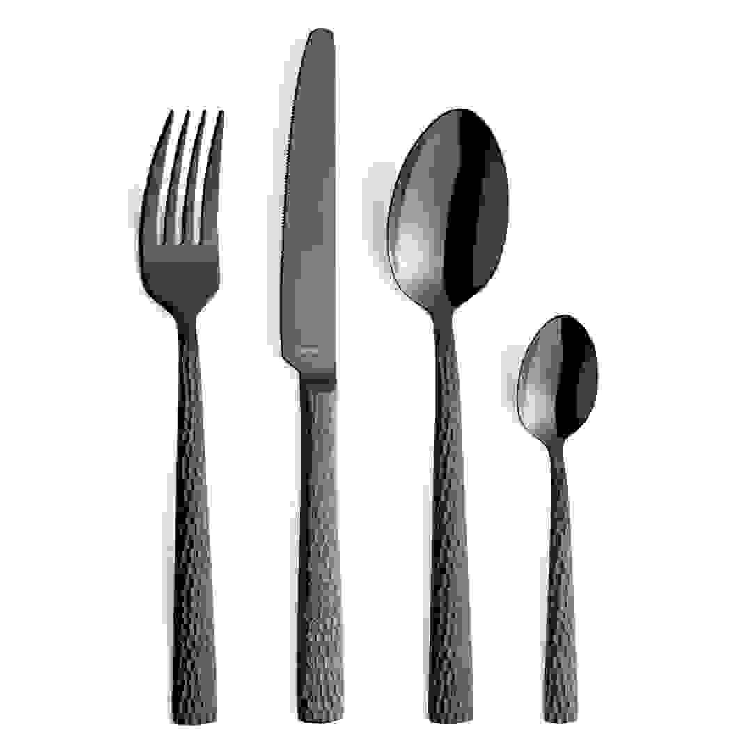 Amefa Felicity Stainless Cutlery Set (Black, 24 Pc.)