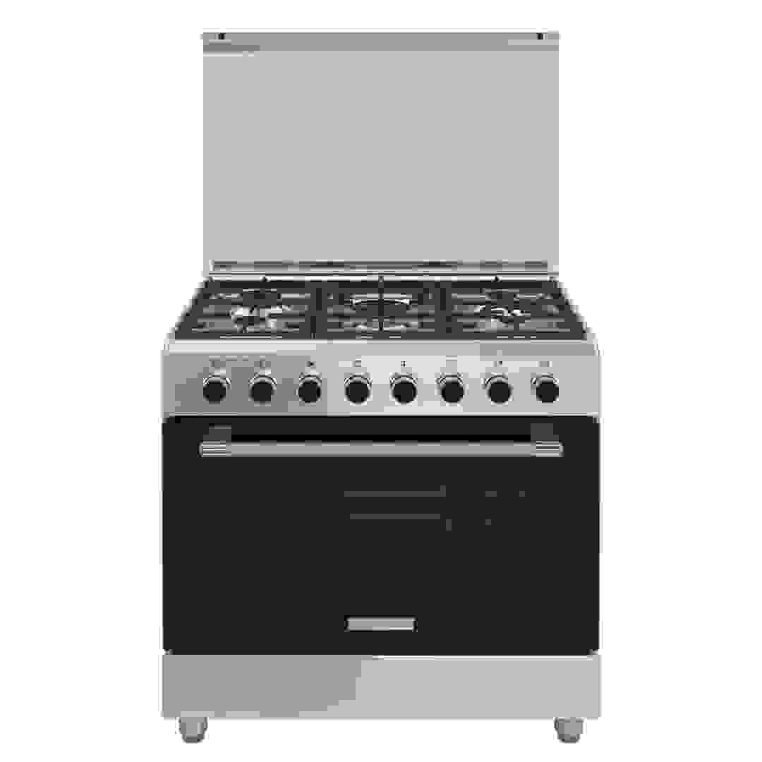 Tecnogas Superiore Freestanding 5-Burner Gas Cooker W/Oven, TCP396GG52KX (115 L, 96 x 92 x 69.5 cm)