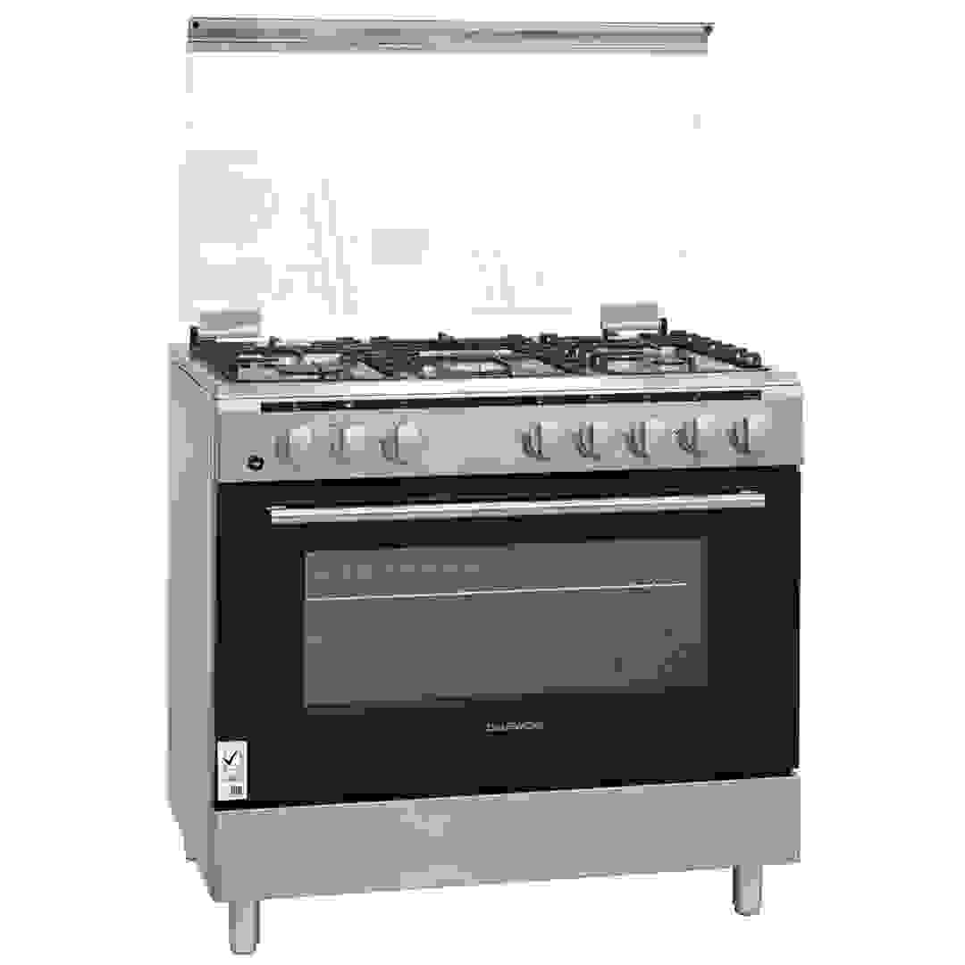 Daewoo Freestanding 5-Burner Gas Cooker W/Oven, DGC-S965M (90 L, 90 x 60 x 85 cm)