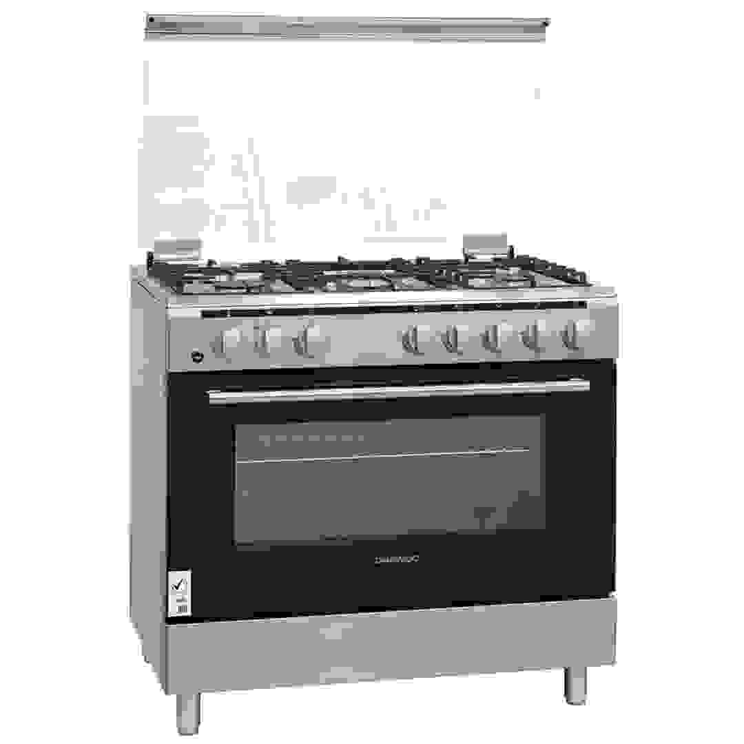 Daewoo Freestanding 5-Burner Gas Cooker W/Oven, DGC-S965HF (90 L, 90 x 60 x 85 cm)