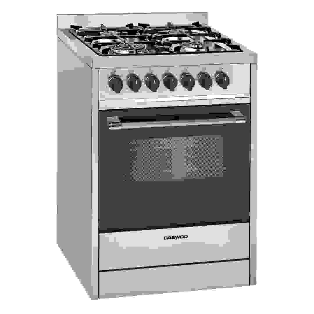 Daewoo Freestanding 4-Burner Multifunction Gas Cooker W/Electric Oven, DGE-S664HE (92 x 69.5 x 66 cm, 56 L)