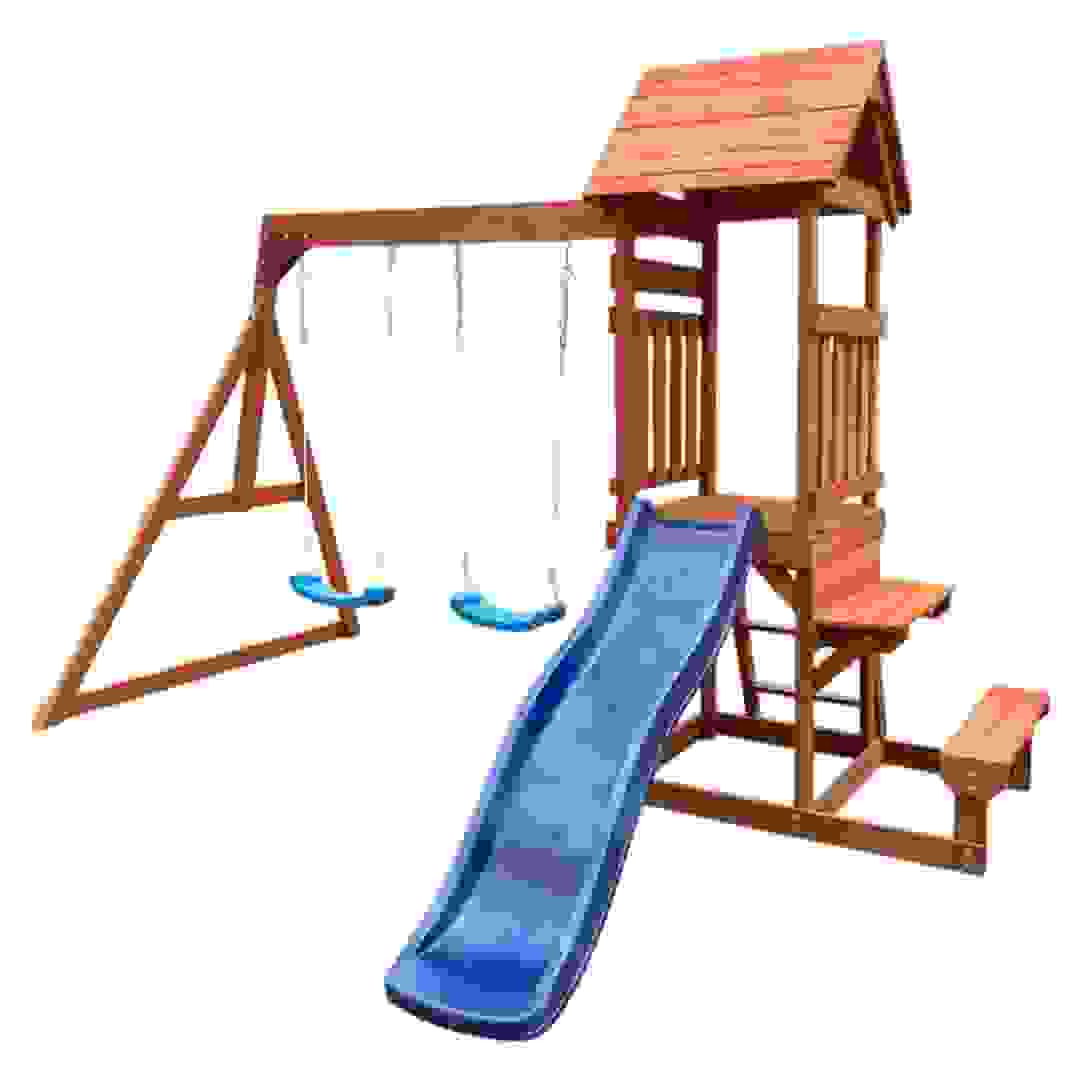Dynamic Sports Hyrax Wooden Swing Set