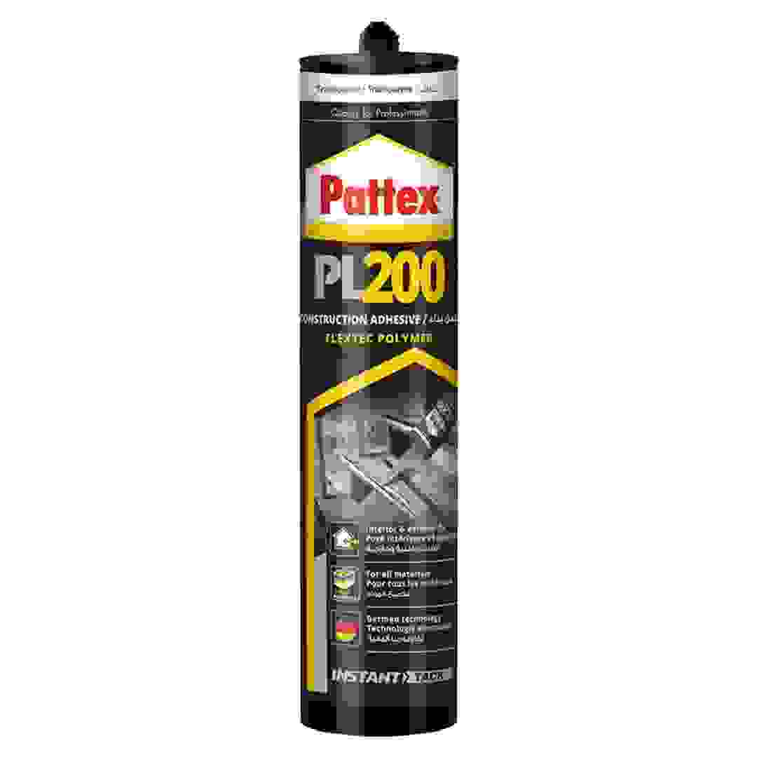 Pattex PL200 Polymer Based Construction Adhesive (290 g, Clear)