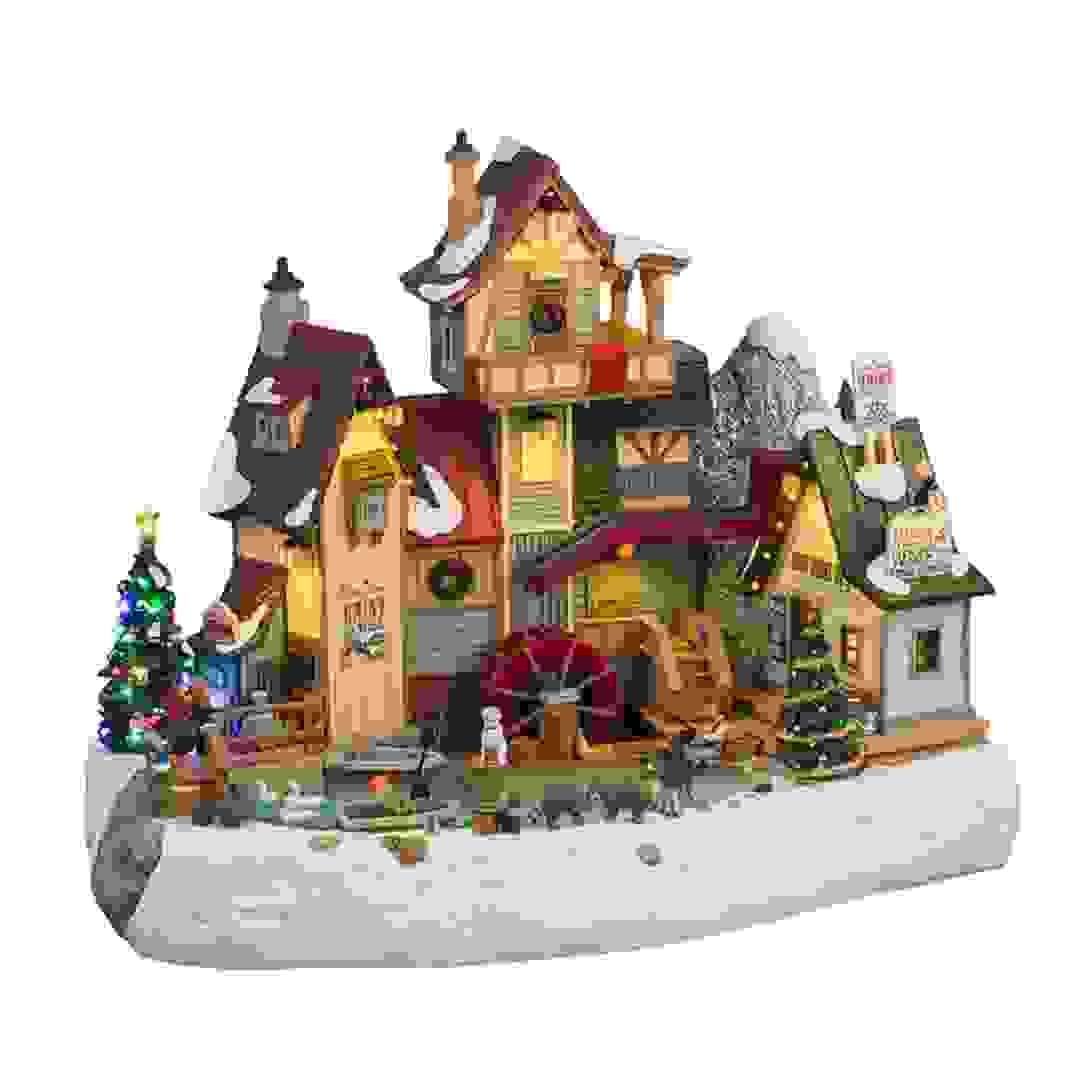 Lemax Rocky River Grist Mill Festive Decor W/Adaptor (Multicolor, 550 mAh)