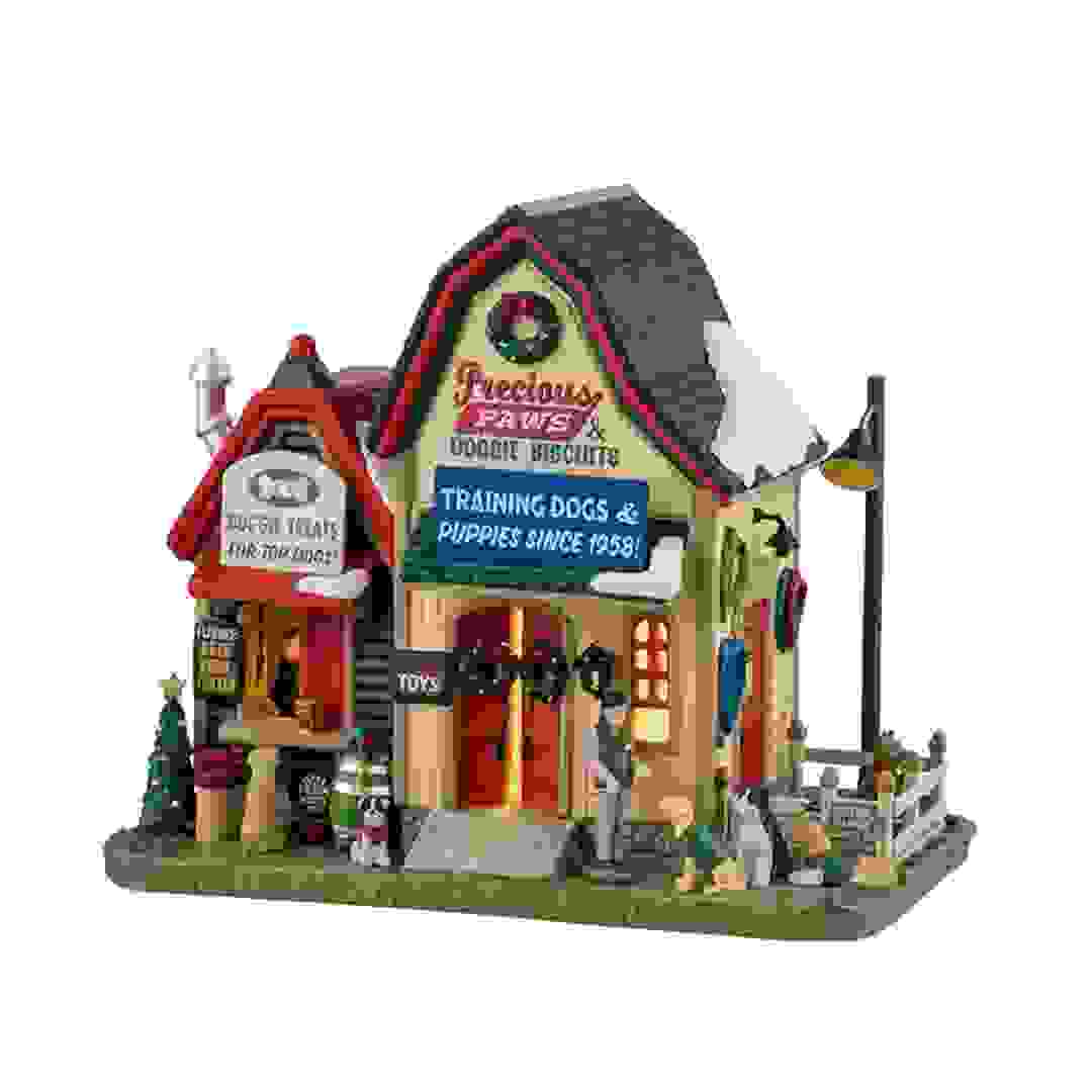 Lemax Precious Paws & Doggie Biscuits Festive Decor W/Adaptor (Multicolor, 100 mAh)